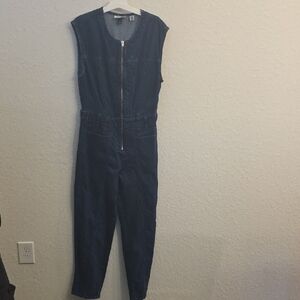 Universal Thread Blue Denim Jumpsuit